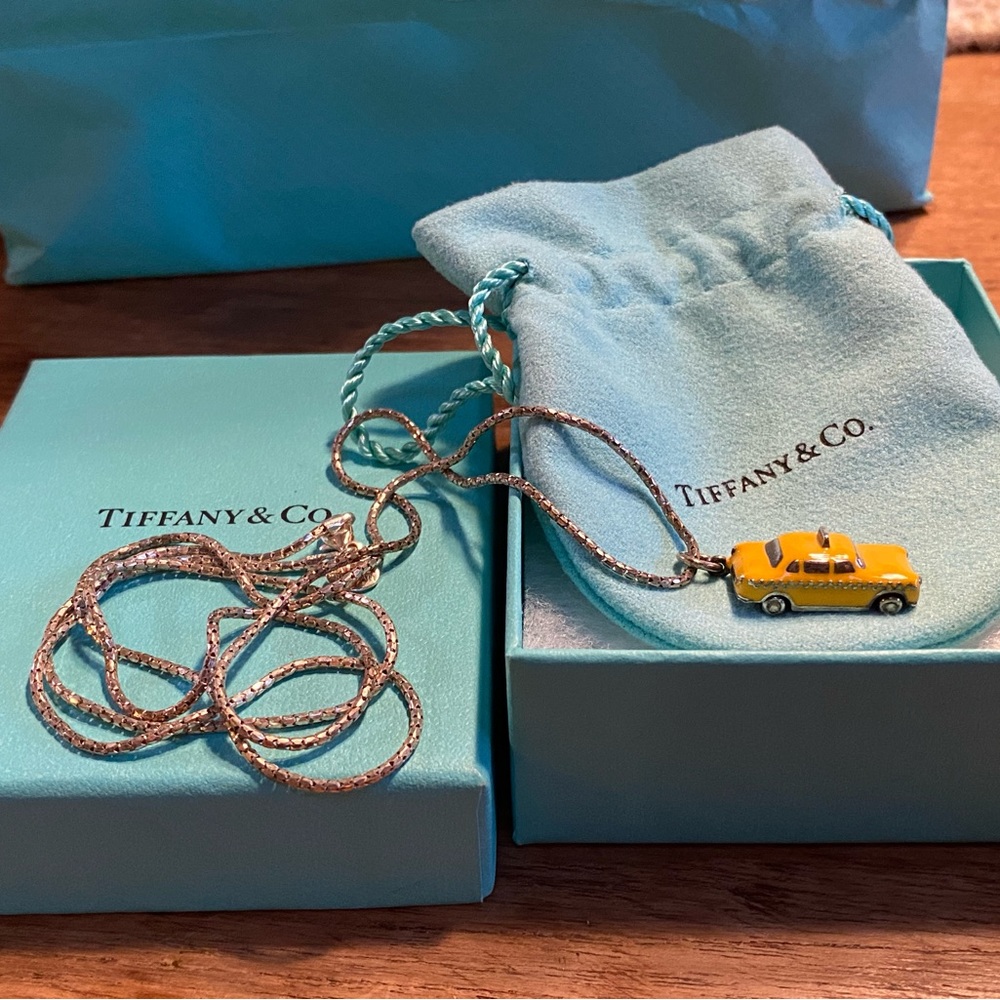 Rare Tiffany & Co Taxi Cab (retired charm)